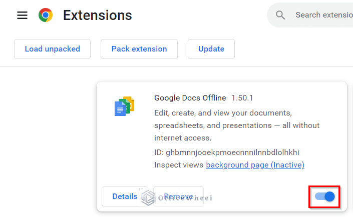 Paste Values Not Working in Google Sheets: Solution by Activating Google Docs Offline Extension
